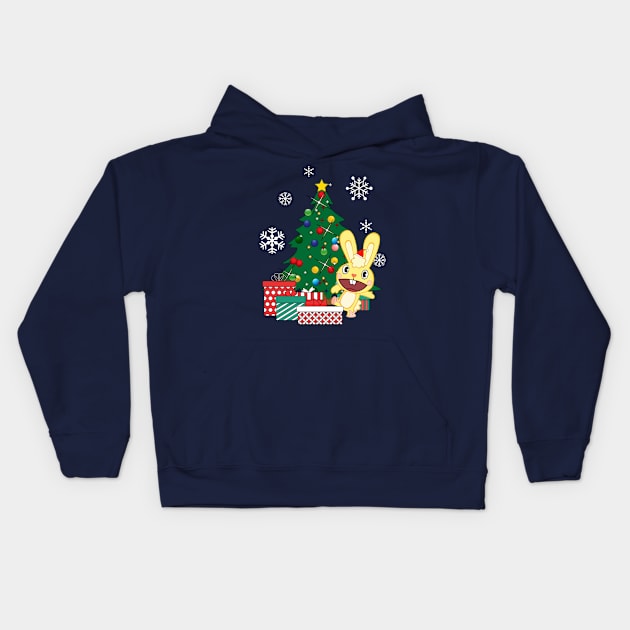 Cuddles Around The Christmas Tree Happy Tree Friends Kids Hoodie by Nova5